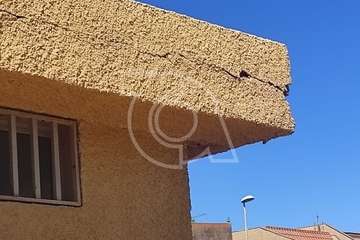 Desprendimientos en la plaza de Yoñe en La Garita/TA.